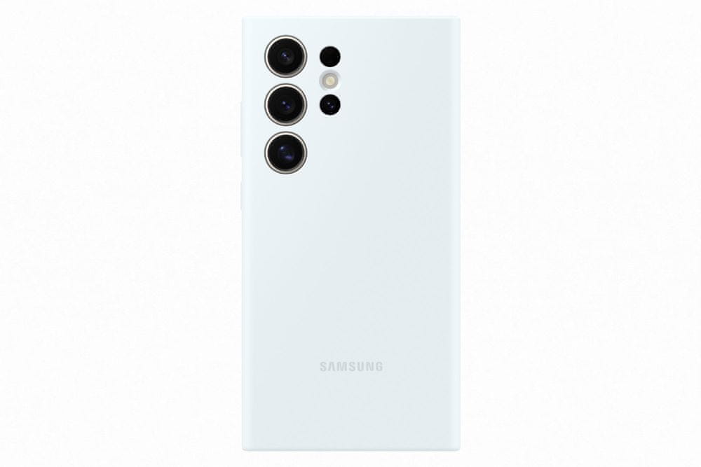 SAMSUNG Silikónový zadný kryt pre Samsung Galaxy S24 Ultra EF-PS928TWEGWW, biely